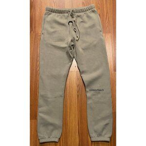 Essentials Fear of Gods Sweatpants Mens S 28" Sage Green Joggers